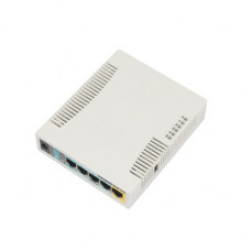 RouterBoard, 5 Puertos Fast, 1 Puerto USB, WiFi 2.4 GHz 802.11 b/g/n, Gran Cobertura con Antena 2.5 dbi, hasta 1 Watt de Potencia