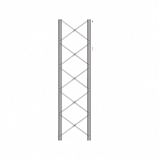 Tramo de Torre Recto para Sección 8 en Torre BX-64 para Aumentar la Altura a 21.95 metros.