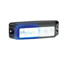 Luz Auxiliar de 12 LED, en color Azul-Claro, con mica transparente