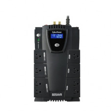 UPS de 825VA, Pantalla LCD inteligente, regulador de voltaje (AVR), 8 contactos, compacto, Tel/Red/Coax, No-Break con regulador, 3años