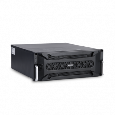 Sistema NVR de Alto Desempeño de 256 Canales para cámaras IP, 24 bahías para disco duro con sistema DAS