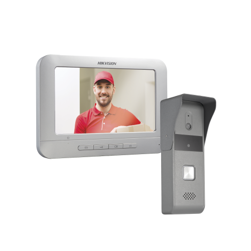 Kit de Videoportero manos libres con pantalla LCD a color de 7 con frente de calle para exterior IP65