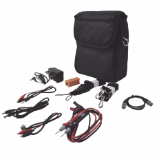 Kit de accesorios para probadores de vídeo EPMONTVI incluye: maleta, probador de cable, cables de conexion.