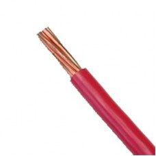 Cable 8 awg  color rojo,Conductor de cobre suave cableado. Aislamiento de PVC, auto extinguible. BOBINA 100 MTS