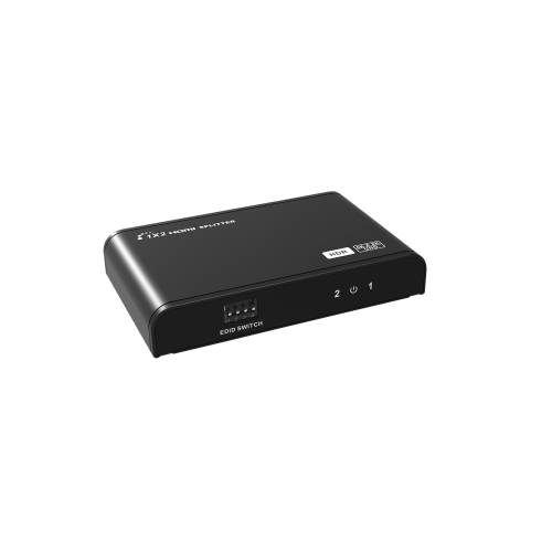 Divisor HDMI de una entrada a dos salidas HDMI 4K x 2K @60Hz & HDR / Compatible con HDMI2.0,HDCP2.0 / Soporta 10 metros en la entrada y 10 metros en la salida